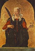 COSSA, Francesco del St Lucy (Griffoni Polyptych)  dfg oil painting on canvas
